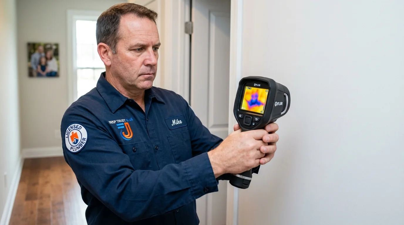 Thermal imaging leak detection by Johns Plumbing LLC in Sneedville